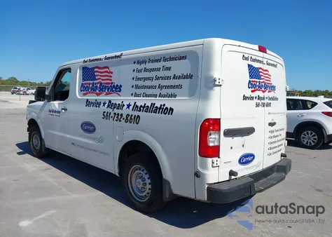 2021 Nissan Nv Cargo Nv2500 Hd S Standard Roof V6 from USA, damaged, VIN 1N6BF0KY6MN806277